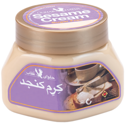 کرم کنجد بدون شکر